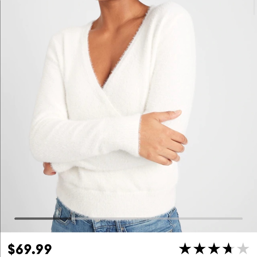 Banana Republic Eyelash Wrap Sweater